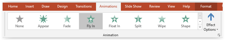 fungsi group animation pada menu animations power point